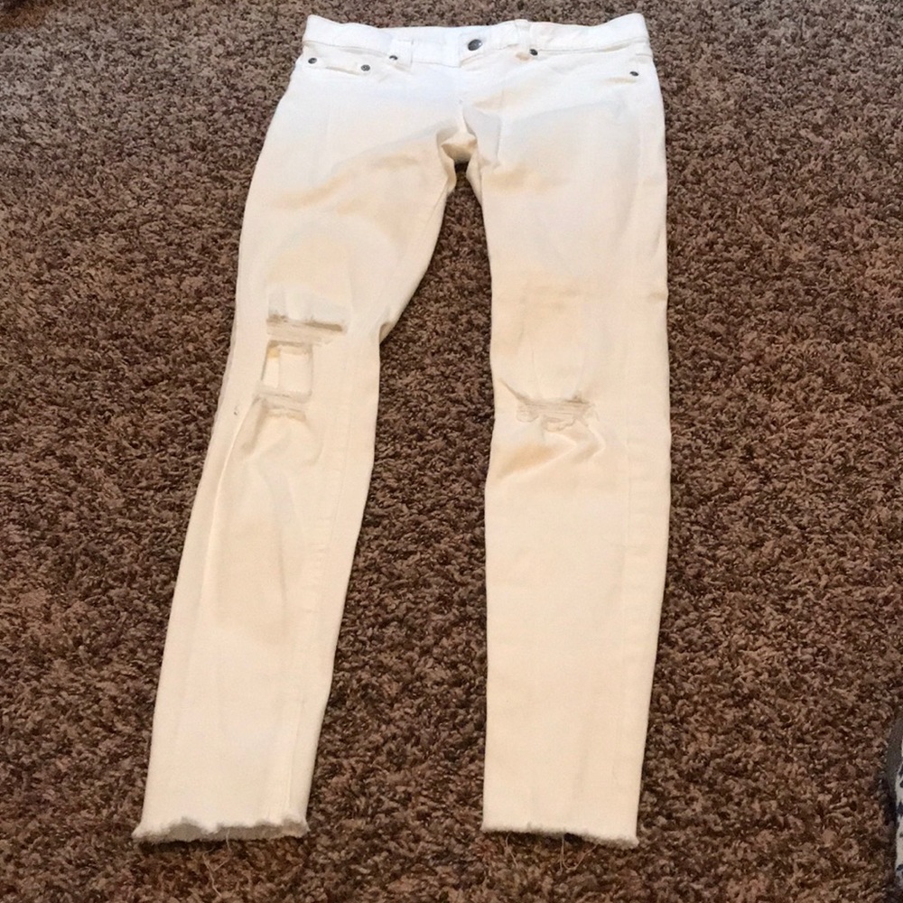 Hue White Skinny Jeggings